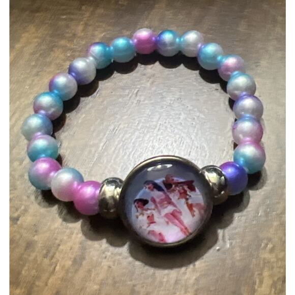 Kpop Demon Hunters Beaded Elastic Bracelet For Girls - Picture 1 of 2